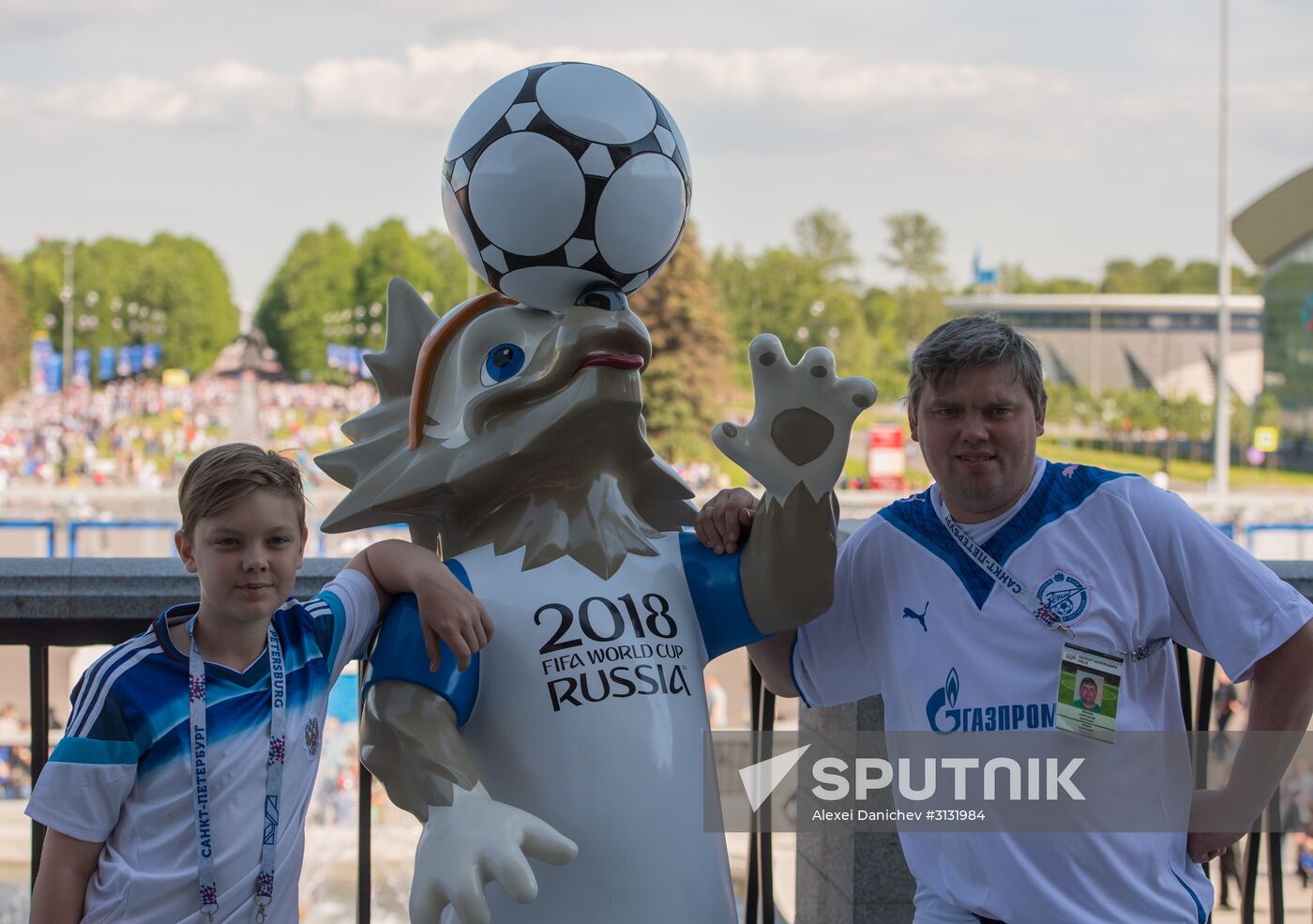 St. Petersburg Arena ahead of 2017 Confederations Cup opening match