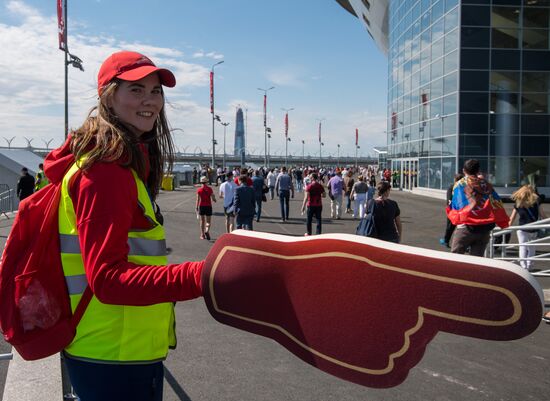 St. Petersburg Arena ahead of 2017 Confederations Cup opening match
