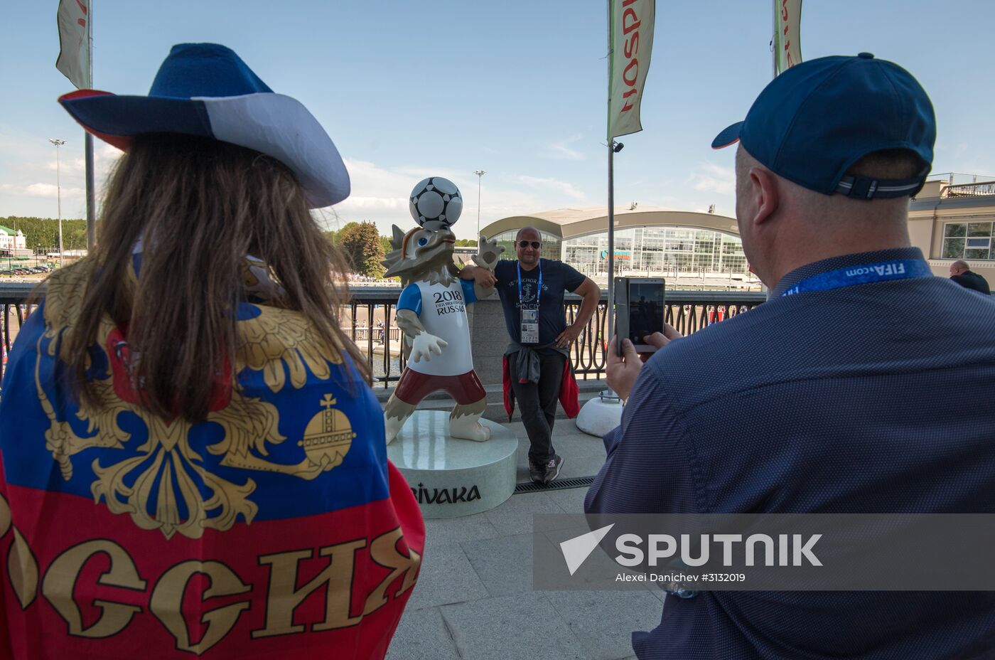 St. Petersburg Arena ahead of 2017 Confederations Cup opening match