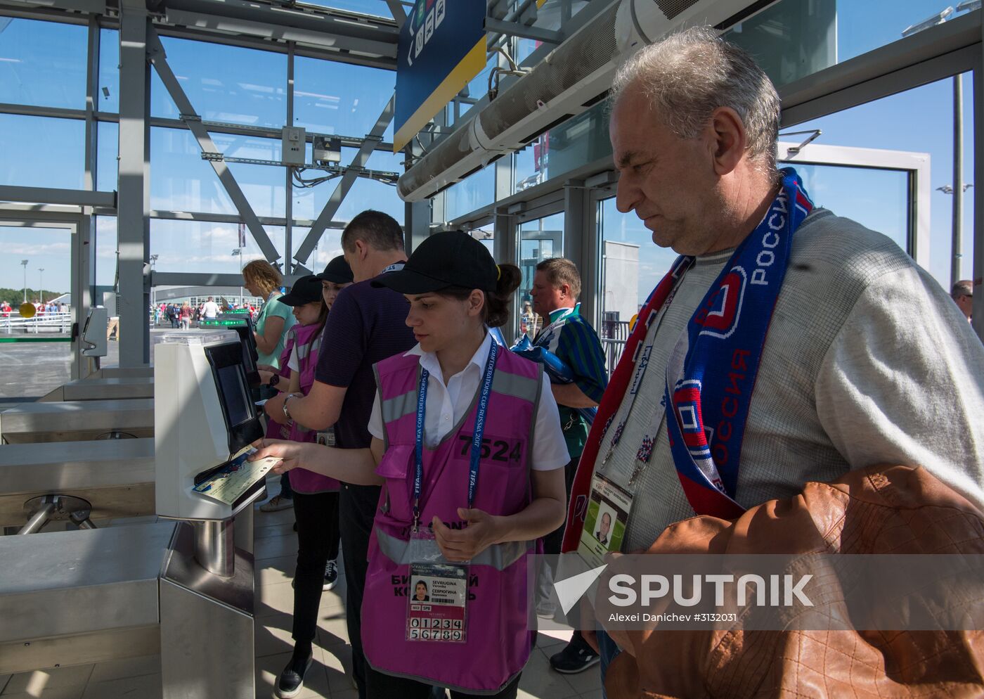 St. Petersburg Arena ahead of 2017 Confederations Cup opening match