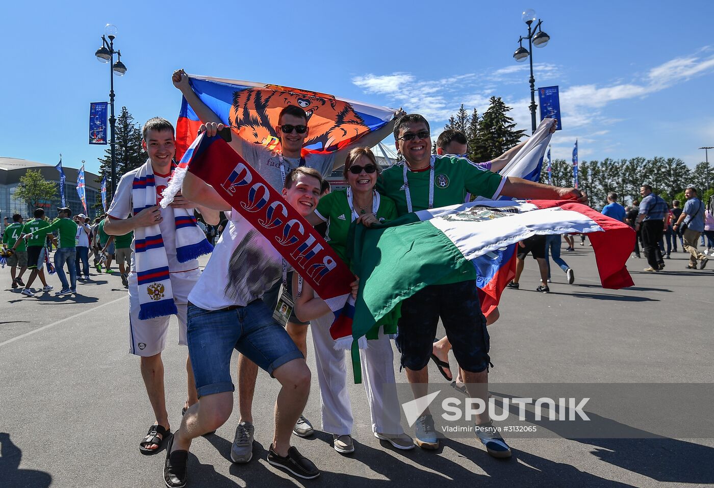 St. Petersburg Arena ahead of 2017 Confederations Cup opening match