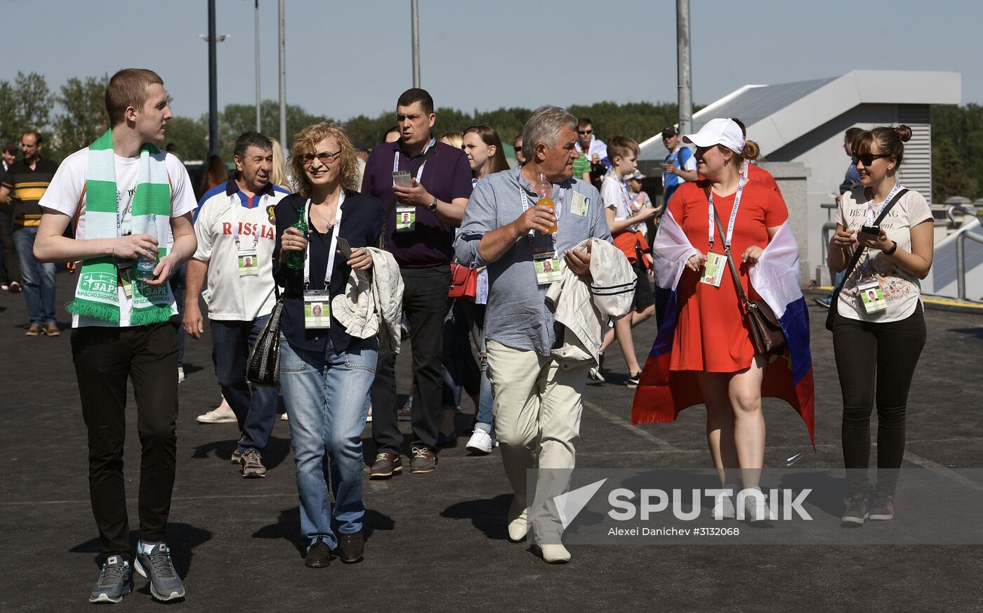 St. Petersburg Arena ahead of 2017 Confederations Cup opening match