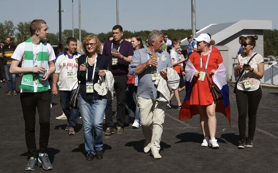 St. Petersburg Arena ahead of 2017 Confederations Cup opening match
