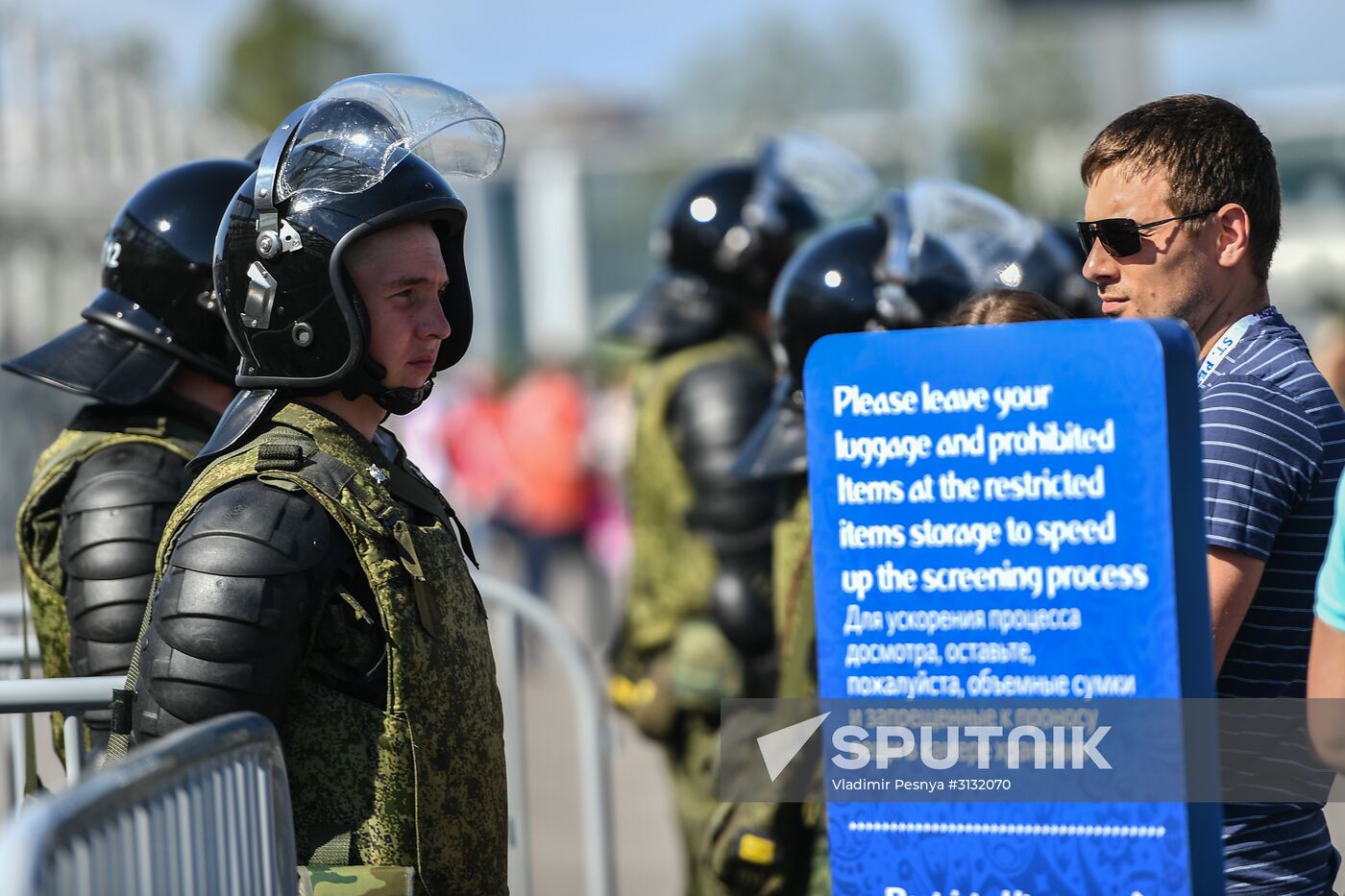 St. Petersburg Arena ahead of 2017 Confederations Cup opening match