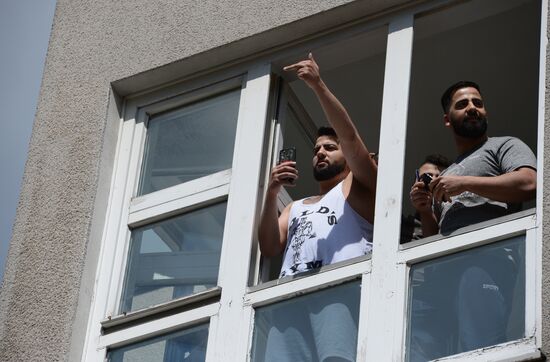 Rally against migrants in Berlin