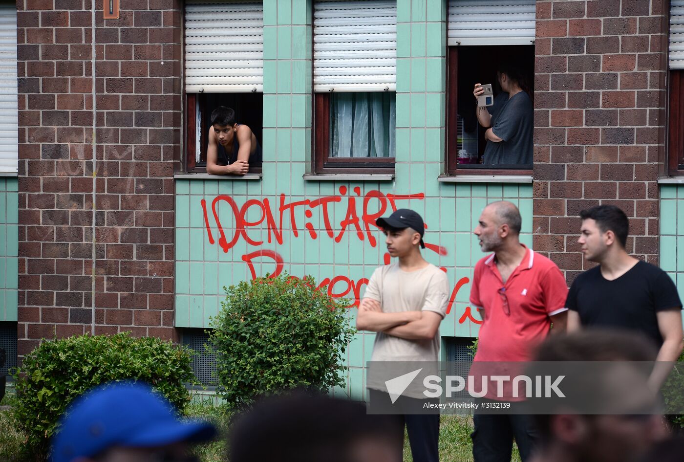 Rally against migrants in Berlin