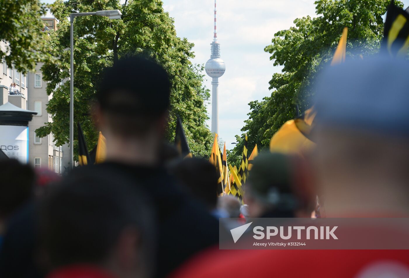 Rally against migrants in Berlin