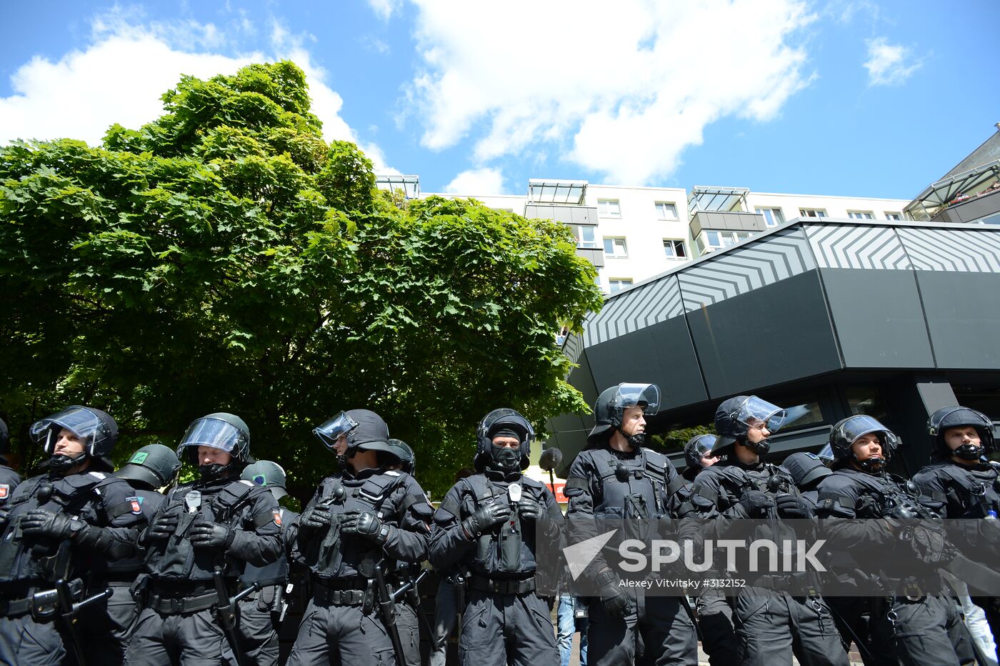 Rally against migrants in Berlin