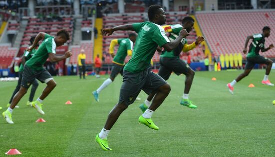 2017 Confederations Cup. Cameroon team holds training session