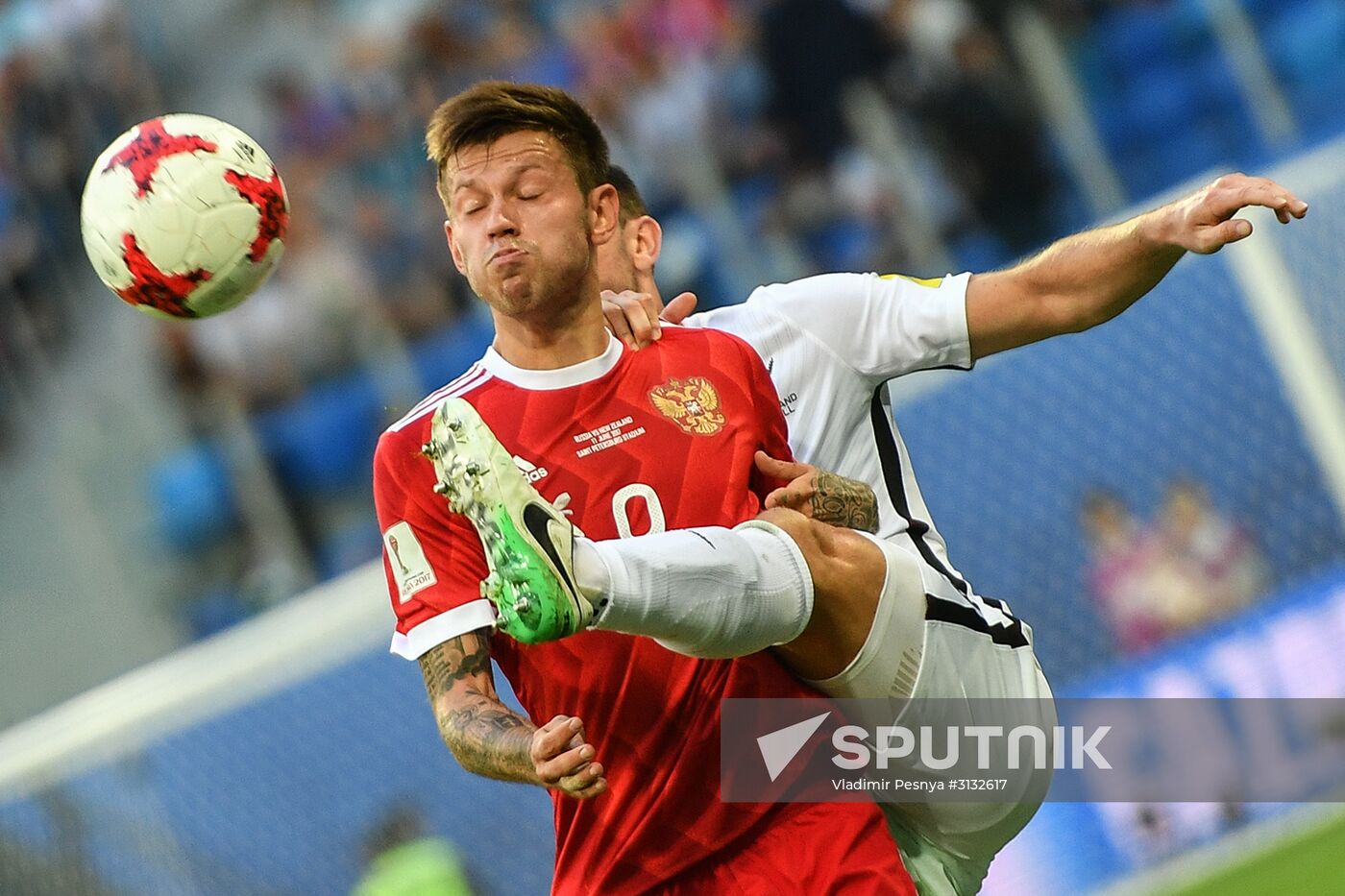 Football. 2017 FIFA Confederations Cup. Russia vs. New Zealand