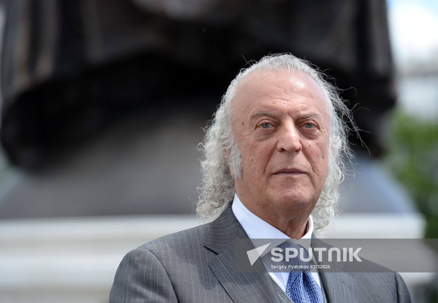 Consecration of Reunification monument near Christ the Savior Cathedral in Moscow