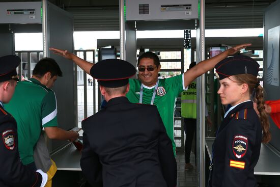 Kazan Arena before 2017 FIFA Confederations Cup match between Portugal and Mexico