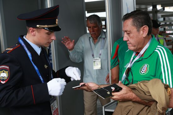 Kazan Arena before 2017 FIFA Confederations Cup match between Portugal and Mexico