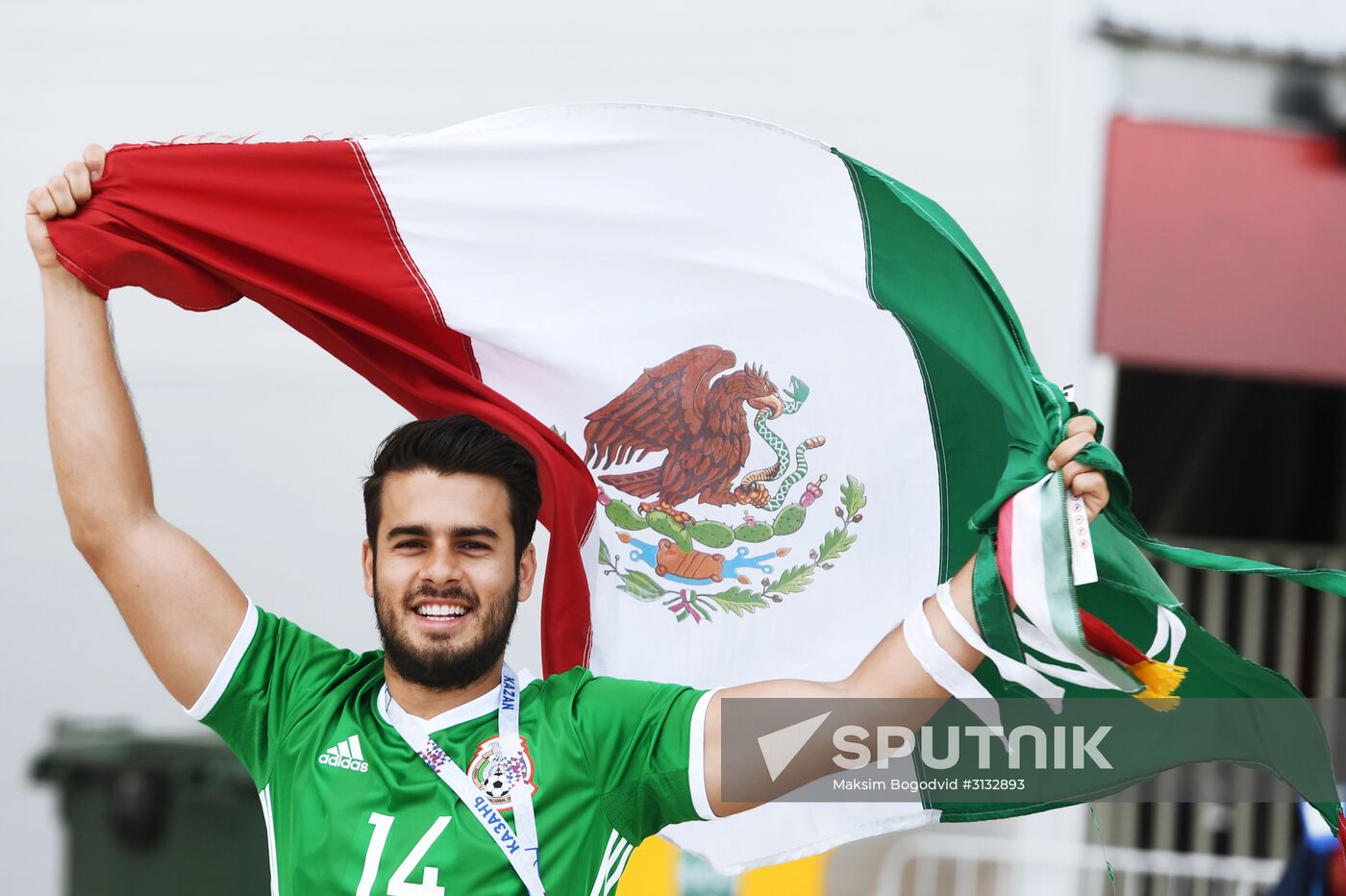 Kazan Arena before 2017 FIFA Confederations Cup match between Portugal and Mexico