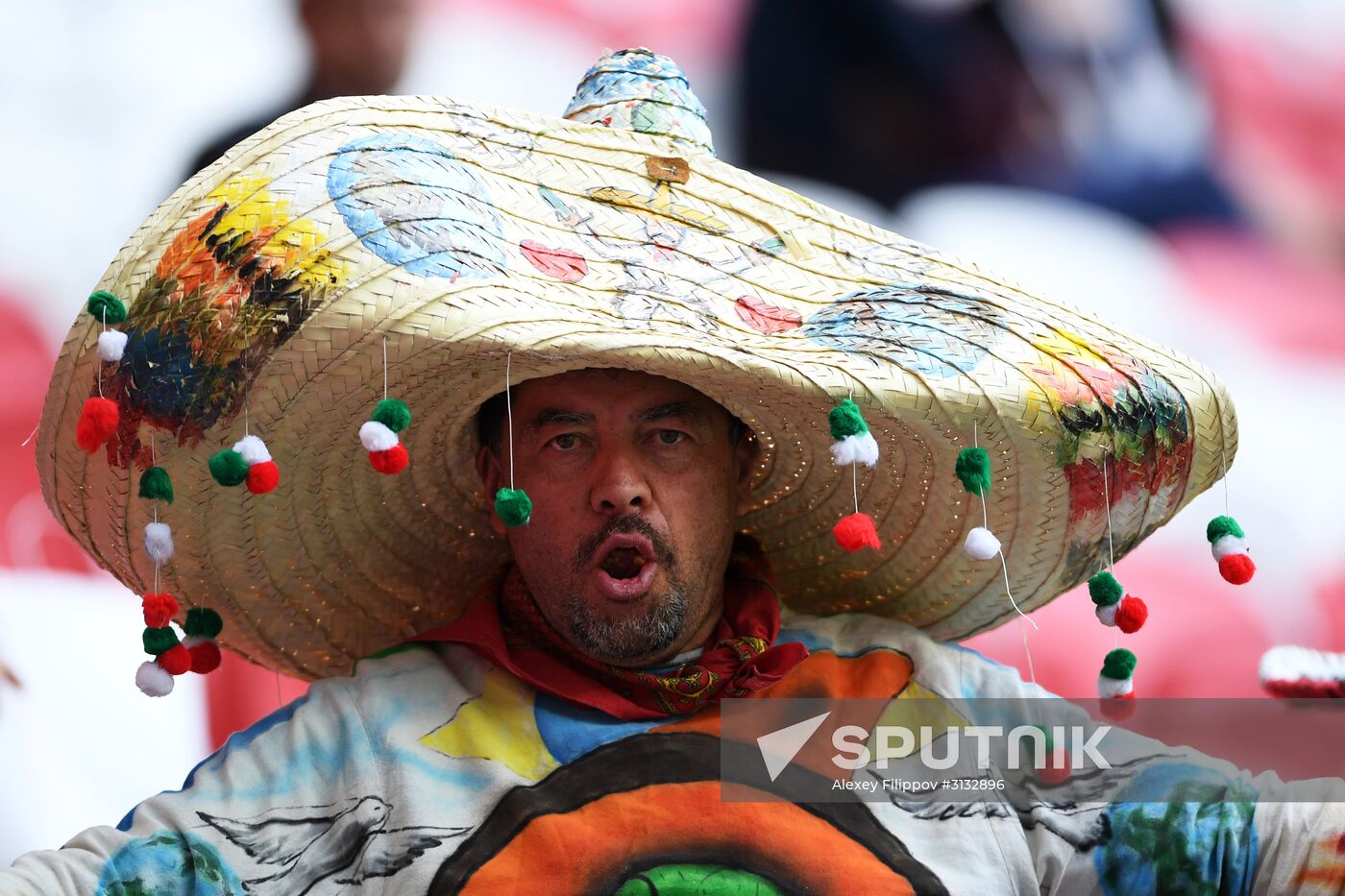 Kazan Arena before 2017 FIFA Confederations Cup match between Portugal and Mexico