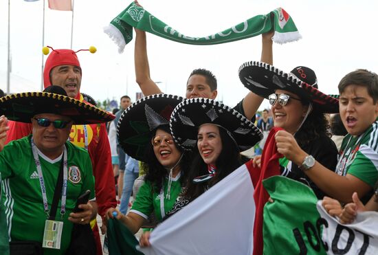 Kazan Arena before 2017 FIFA Confederations Cup match between Portugal and Mexico