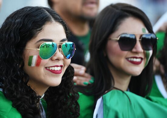 Kazan Arena before 2017 FIFA Confederations Cup match between Portugal and Mexico