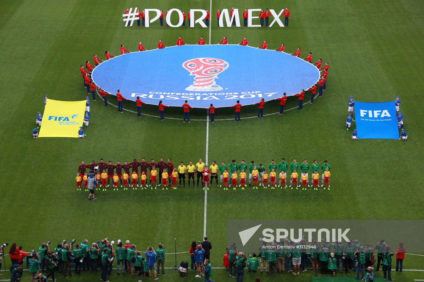 Football. 2017 FIFA Confederations Cup. Portugal vs. Mexico