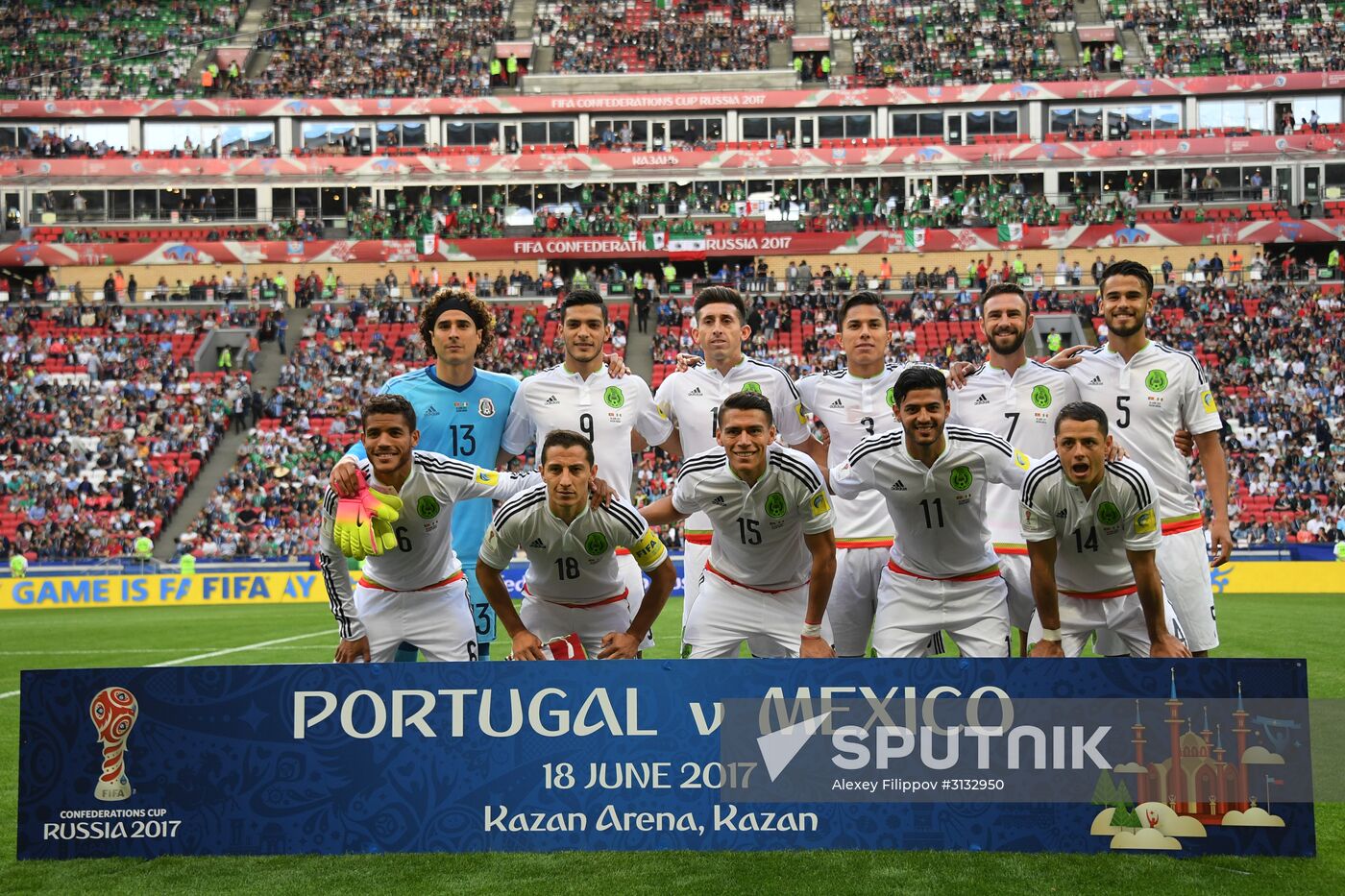 Football. 2017 FIFA Confederations Cup. Portugal vs. Mexico