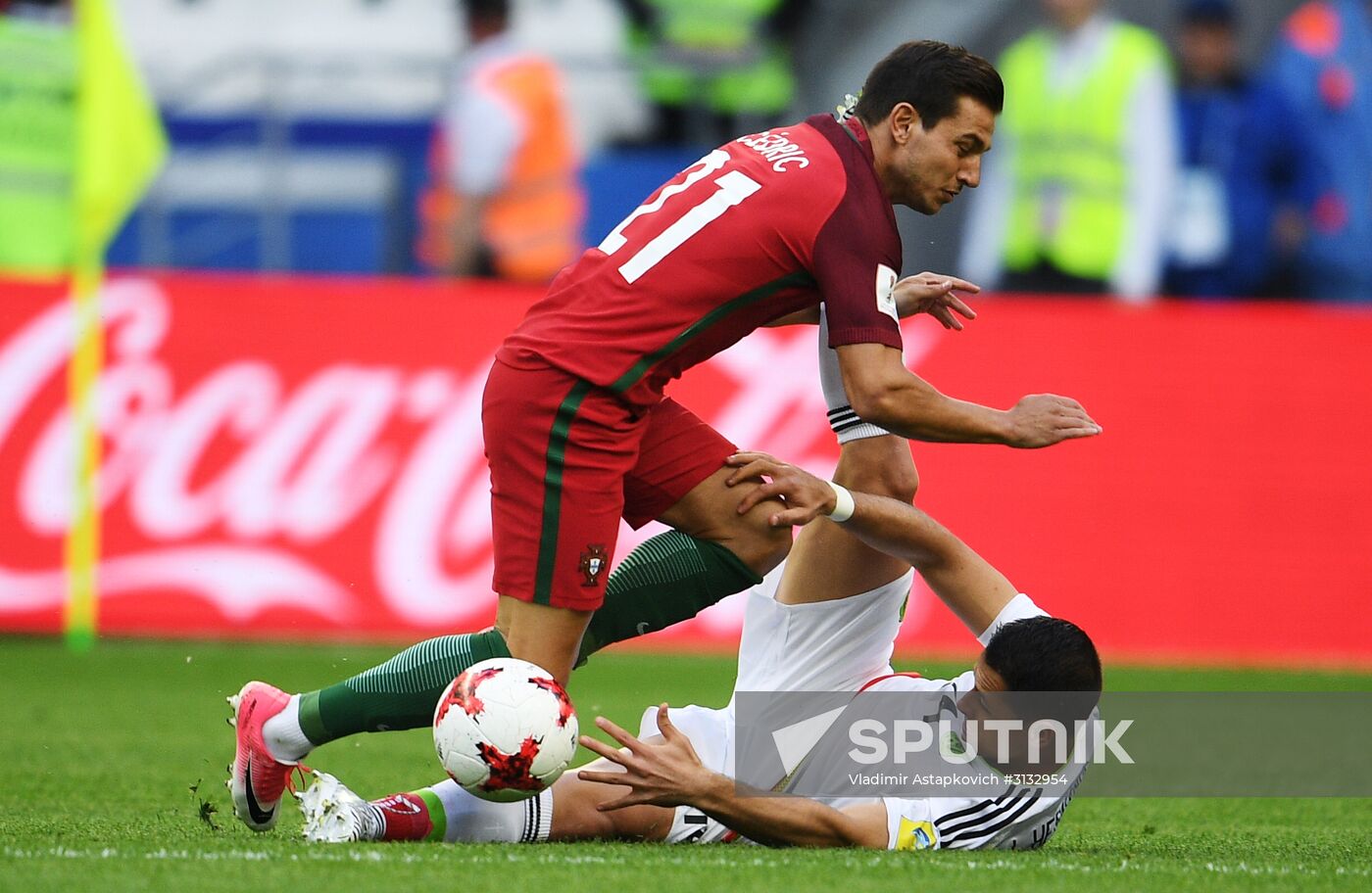 Football. 2017 FIFA Confederations Cup. Portugal vs. Mexico