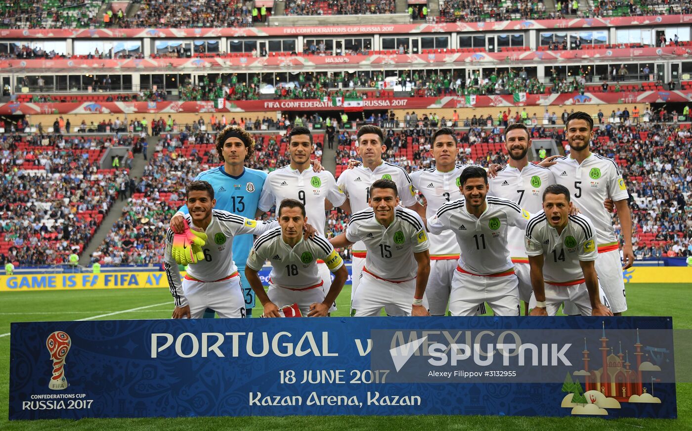 Football. 2017 FIFA Confederations Cup. Portugal vs. Mexico
