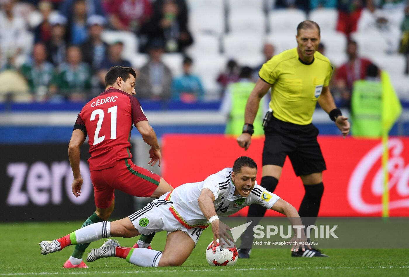 Football. 2017 FIFA Confederations Cup. Portugal vs. Mexico