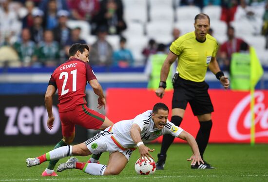 Football. 2017 FIFA Confederations Cup. Portugal vs. Mexico