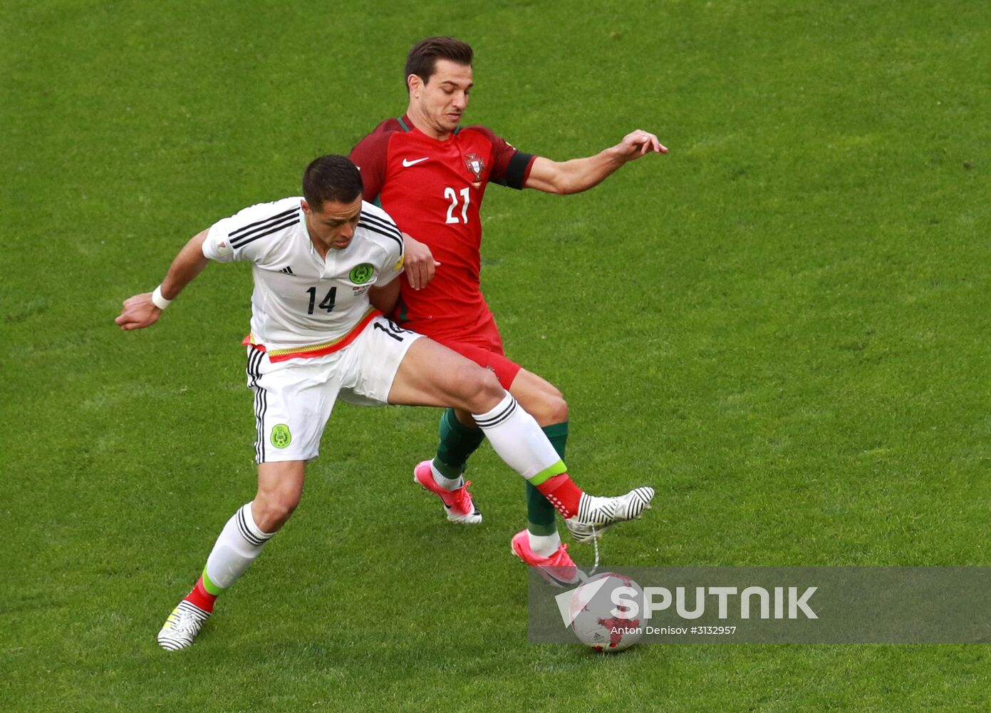 Football. 2017 FIFA Confederations Cup. Portugal vs. Mexico