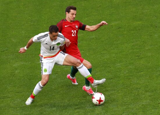 Football. 2017 FIFA Confederations Cup. Portugal vs. Mexico