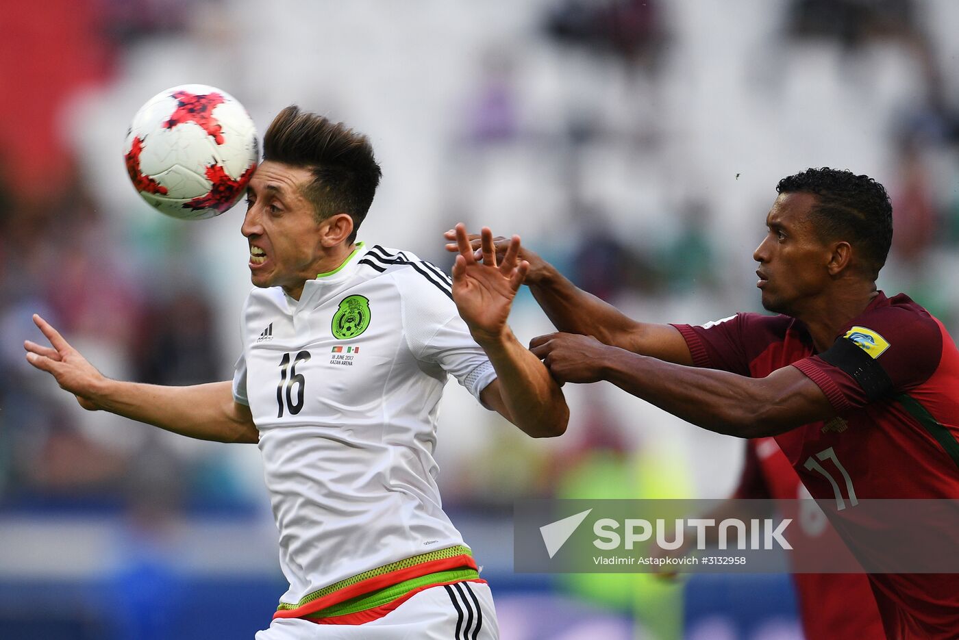 Football. 2017 FIFA Confederations Cup. Portugal vs. Mexico