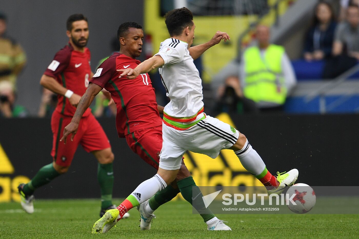 Football. 2017 FIFA Confederations Cup. Portugal vs. Mexico