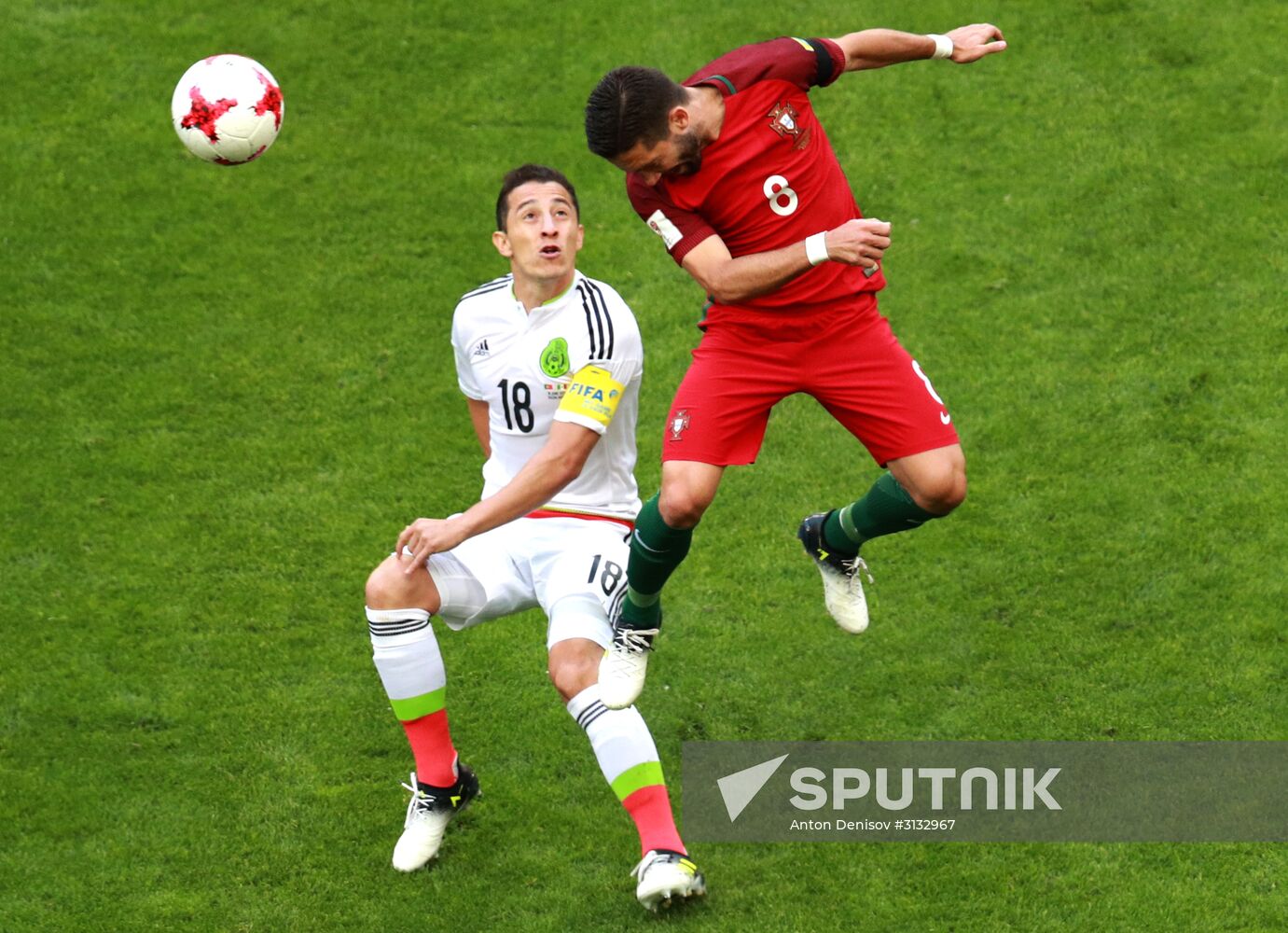 Football. 2017 FIFA Confederations Cup. Portugal vs. Mexico