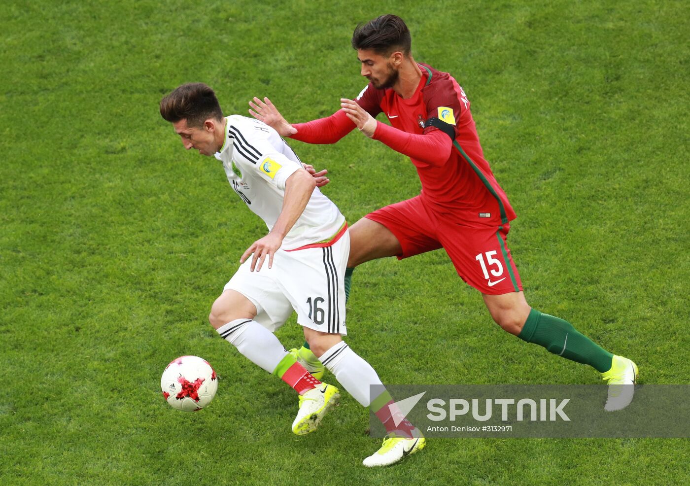 Football. 2017 FIFA Confederations Cup. Portugal vs. Mexico