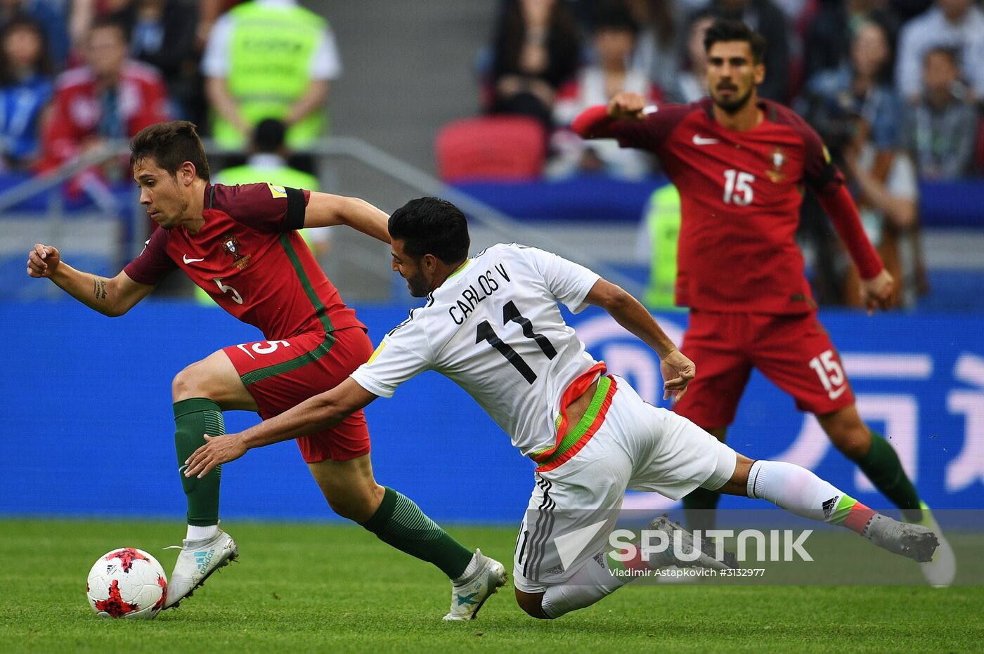 Football. 2017 FIFA Confederations Cup. Portugal vs. Mexico
