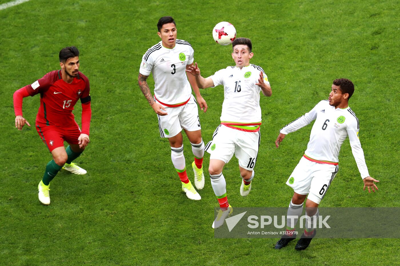 Football. 2017 FIFA Confederations Cup. Portugal vs. Mexico