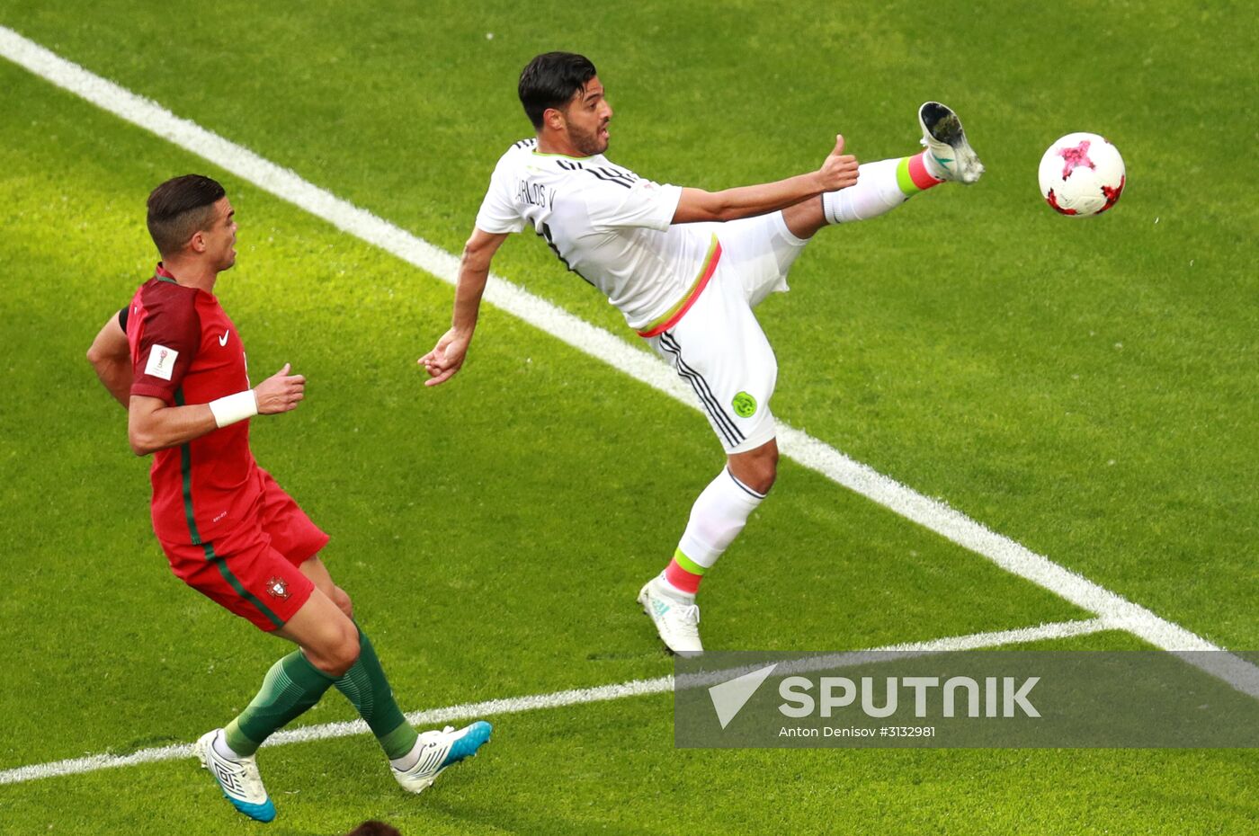 Football. 2017 FIFA Confederations Cup. Portugal vs. Mexico