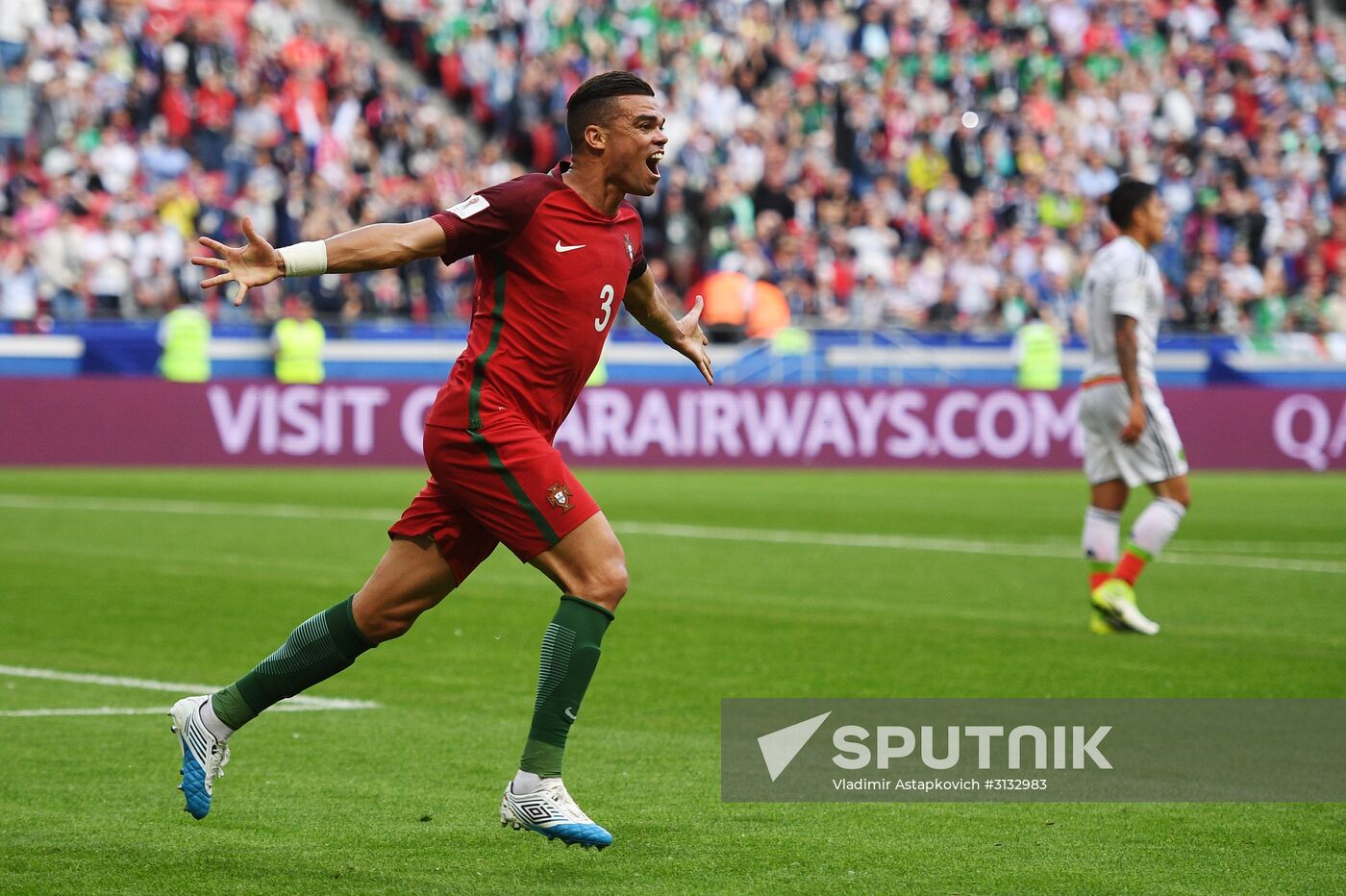 Football. 2017 FIFA Confederations Cup. Portugal vs. Mexico