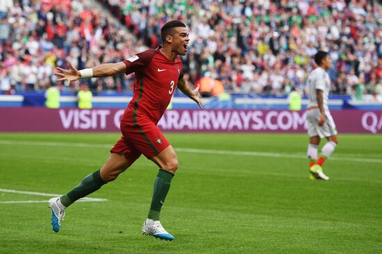 Football. 2017 FIFA Confederations Cup. Portugal vs. Mexico