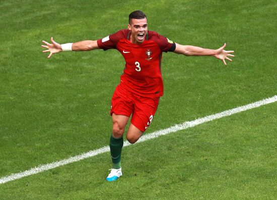 Football. 2017 FIFA Confederations Cup. Portugal vs. Mexico