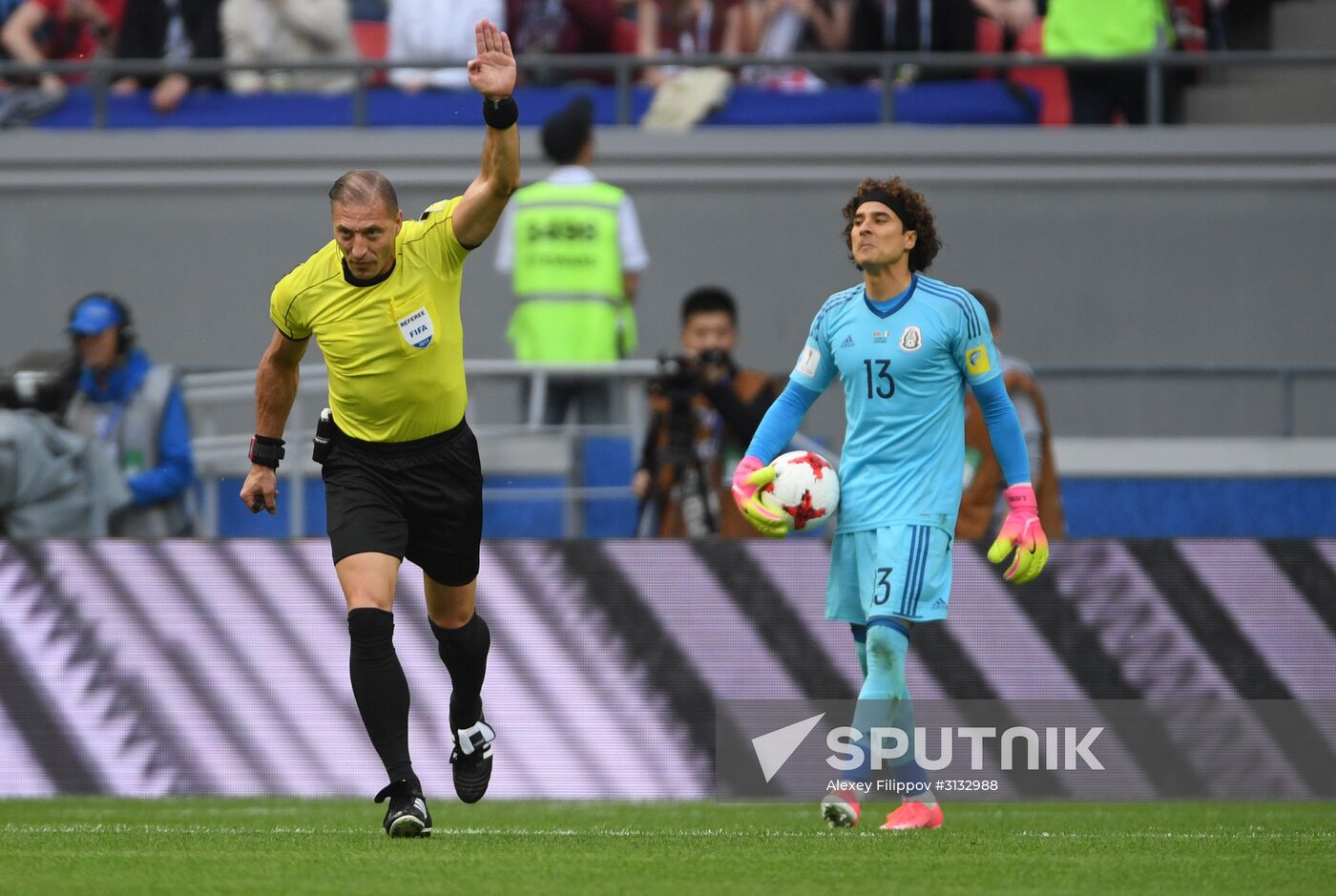 Football. 2017 FIFA Confederations Cup. Portugal vs. Mexico