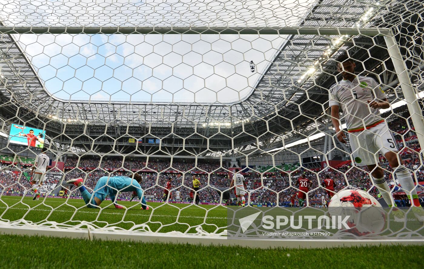 Football. 2017 FIFA Confederations Cup. Portugal vs. Mexico