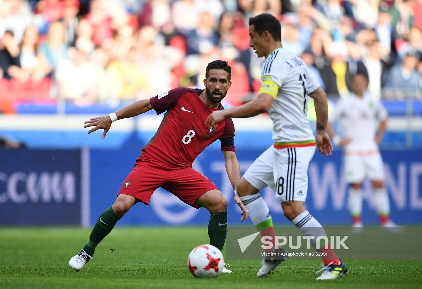 Football. 2017 FIFA Confederations Cup. Portugal vs. Mexico