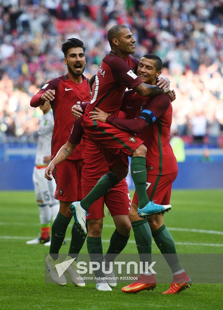 Football. 2017 FIFA Confederations Cup. Portugal vs. Mexico