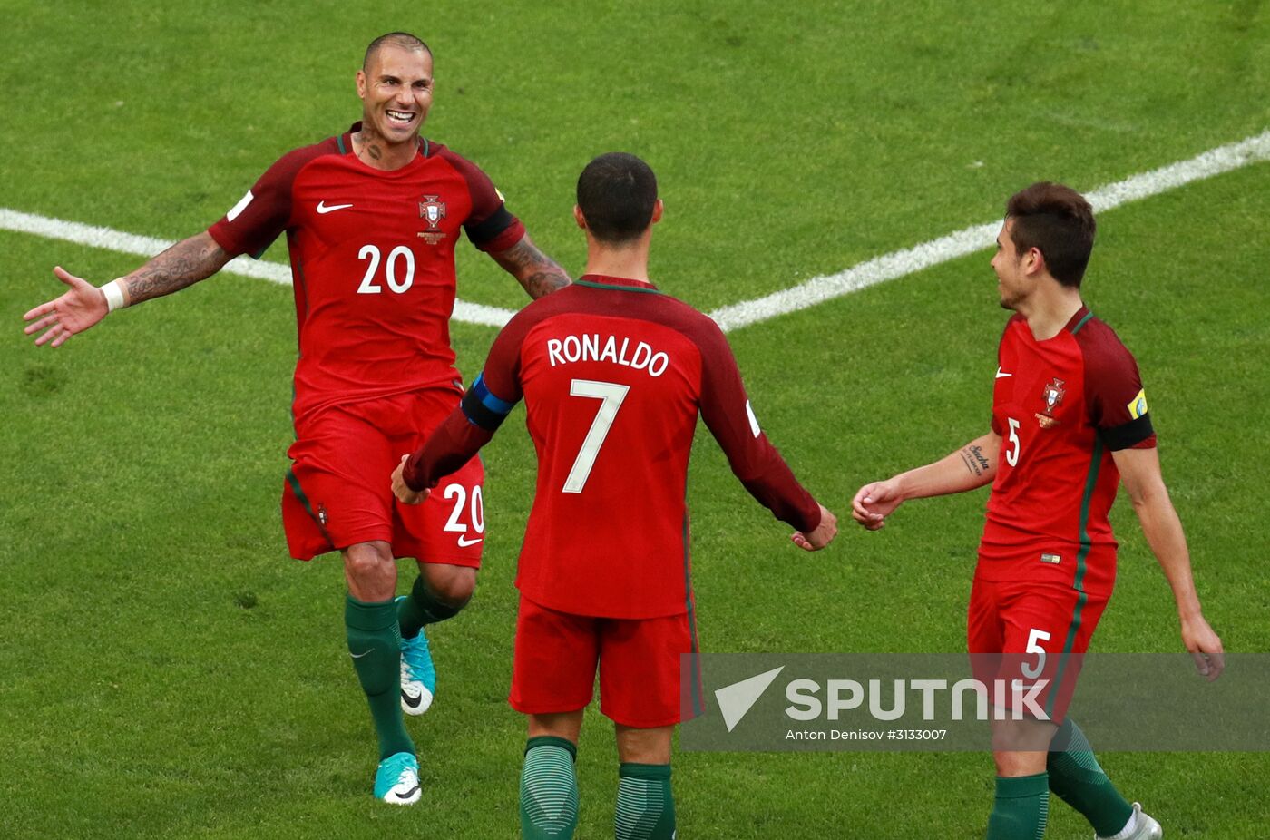 Football. 2017 FIFA Confederations Cup. Portugal vs. Mexico