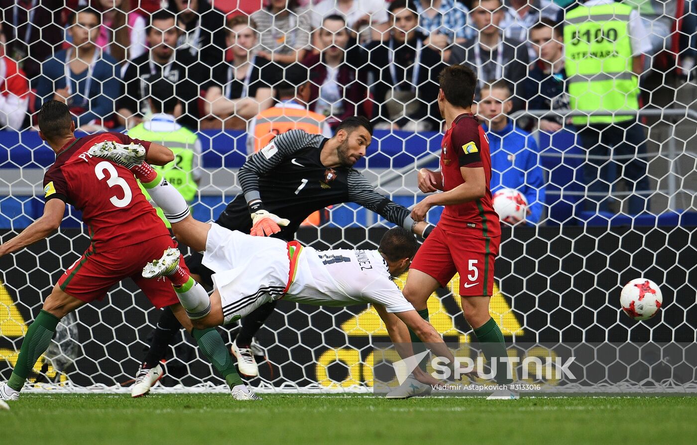 Football. 2017 FIFA Confederations Cup. Portugal vs. Mexico