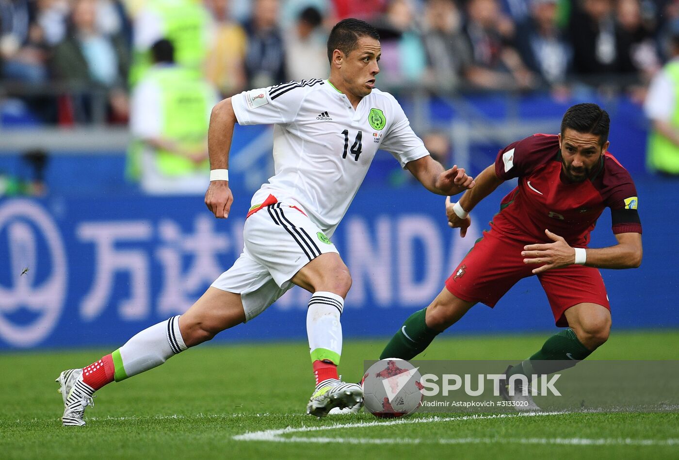 Football. 2017 FIFA Confederations Cup. Portugal vs. Mexico