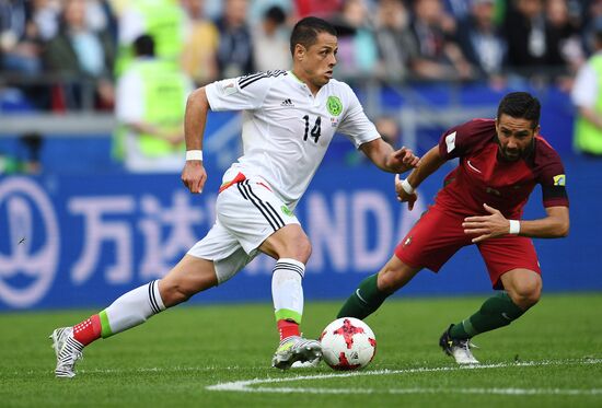 Football. 2017 FIFA Confederations Cup. Portugal vs. Mexico