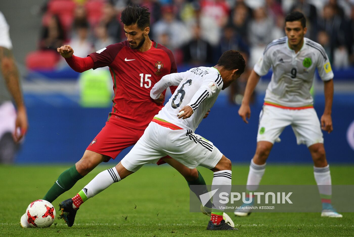 Football. 2017 FIFA Confederations Cup. Portugal vs. Mexico