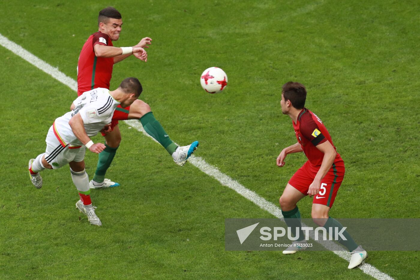 Football. 2017 FIFA Confederations Cup. Portugal vs. Mexico