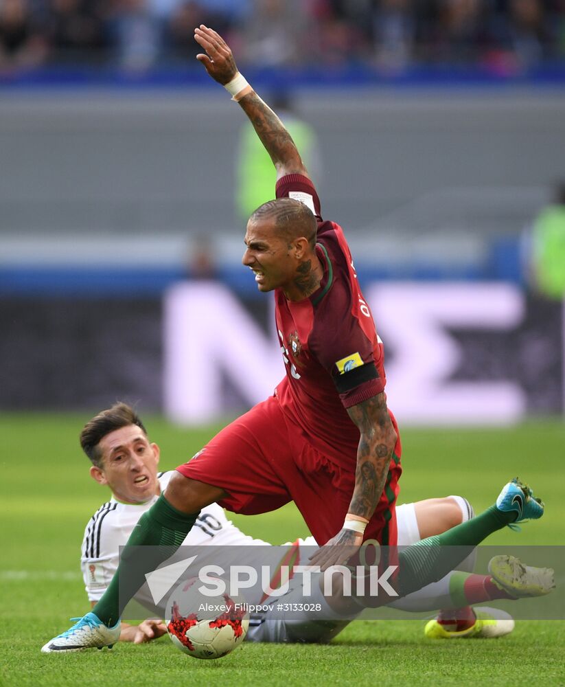 Football. 2017 FIFA Confederations Cup. Portugal vs. Mexico